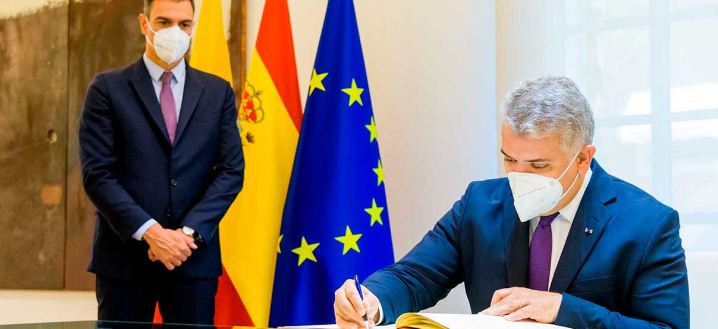 La Presidencia de La República informa: Presidentes de Colombia y del Gobierno español firman cuatro instrumentos de cooperación