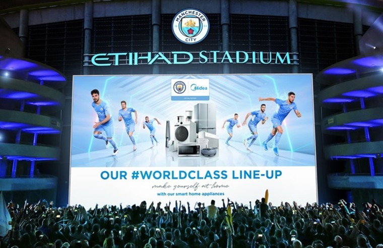 Midea impulsa asociación global con Manchester City