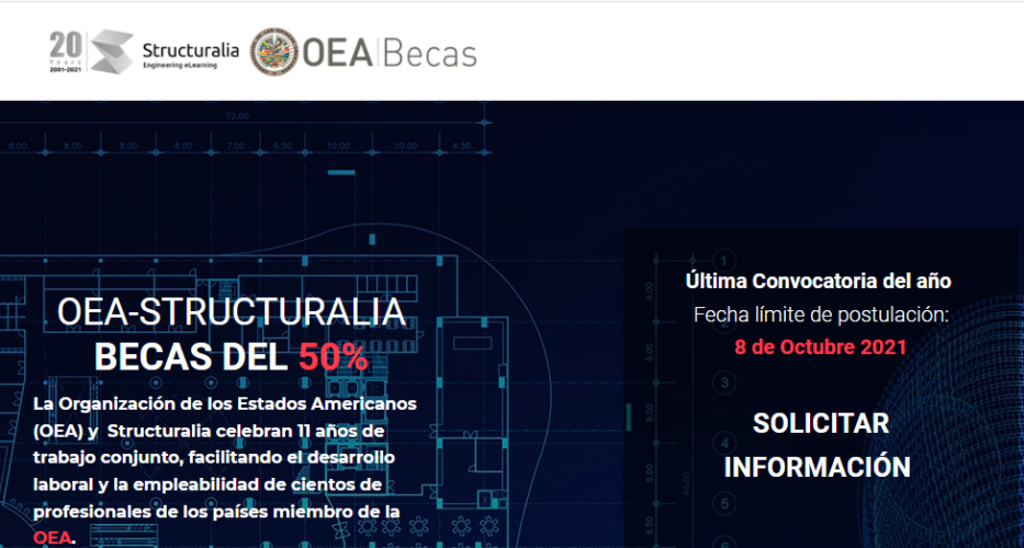 665 últimas Becas de OEA-Structuralia en 2021 para impulsar la empleabilidad de la región