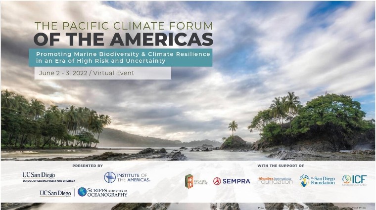 El Instituto de las Américas y la Universidad de California San Diego Organizan Foro Climático del Pacífico